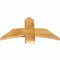 Ekena Millwork Bellingham Rough Sawn Timber Gable Bracket, Western Red Cedar, 36"W x 19"H x 2"D x 6"F, 13/12 Pitch GBW036X19X0206BEL00RWR - alternate 2